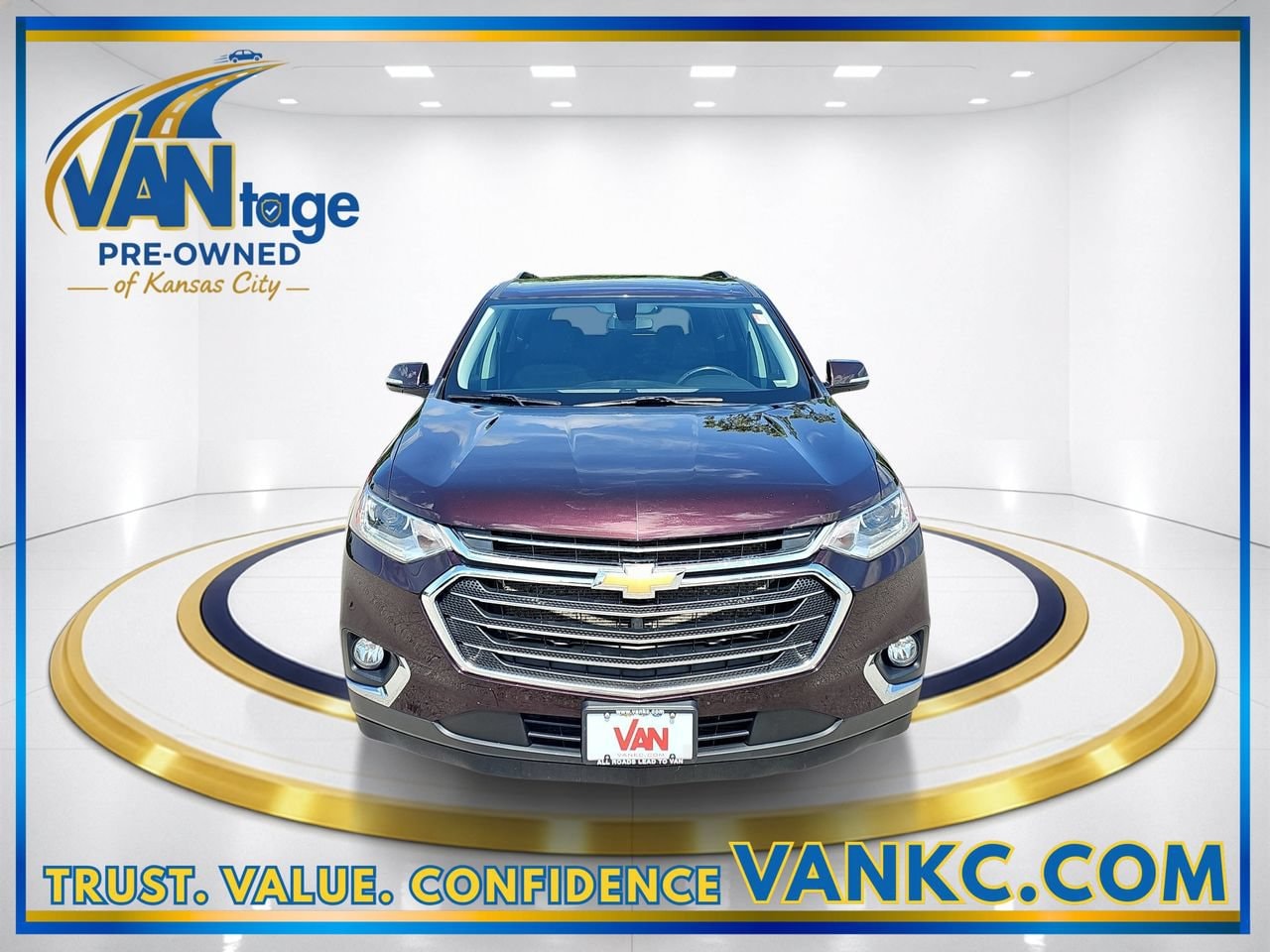 Used 2020 Chevrolet Traverse 1LT with VIN 1GNEVGKW0LJ187697 for sale in Kansas City