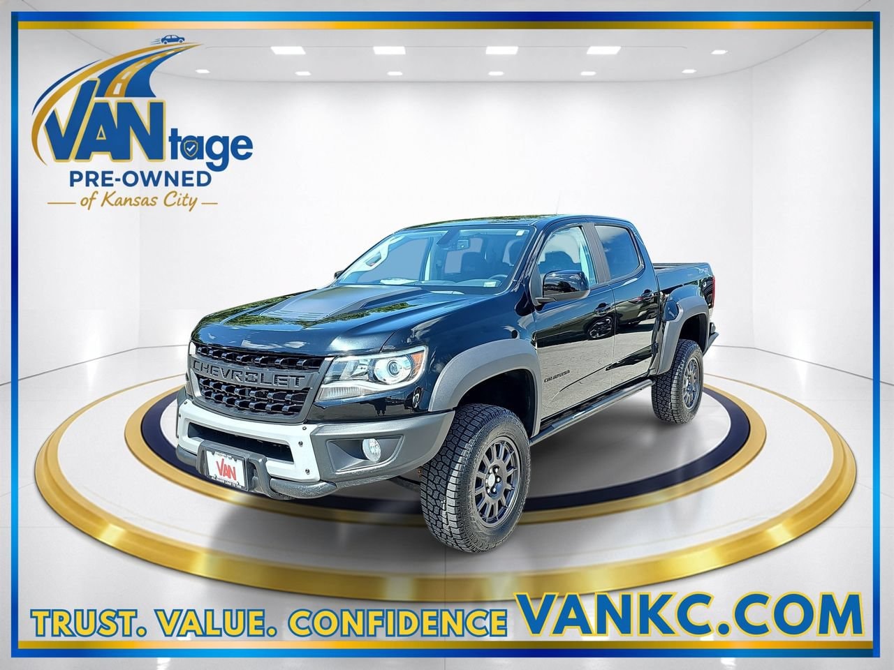 Certified 2022 Chevrolet Colorado ZR2 with VIN 1GCGTEEN9N1285029 for sale in Kansas City