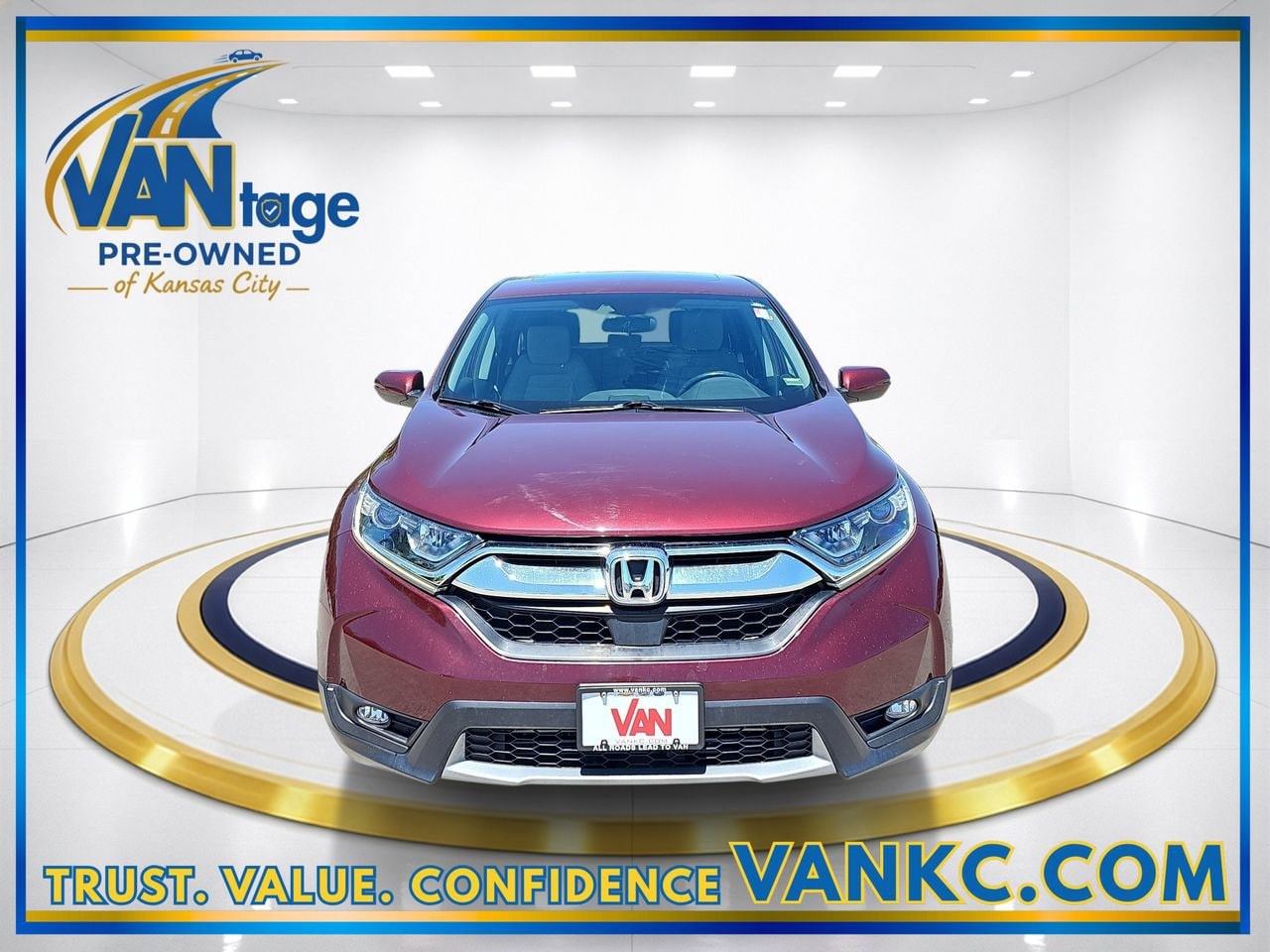 Used 2017 Honda CR-V EX with VIN 5J6RW2H52HL052736 for sale in Kansas City