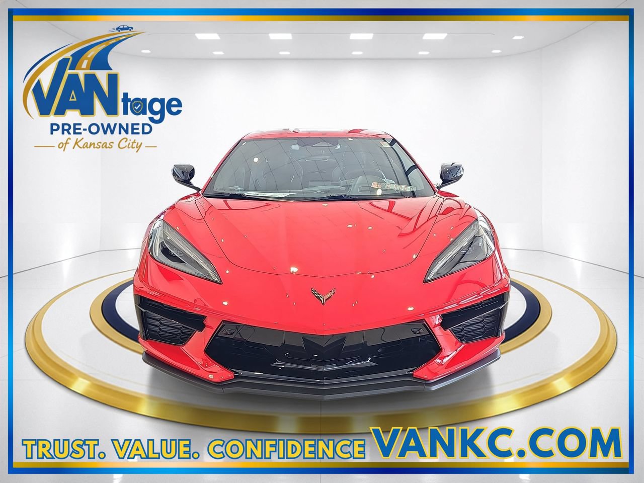 Used 2024 Chevrolet Corvette 2LT with VIN 1G1YB2D44R5121855 for sale in Kansas City