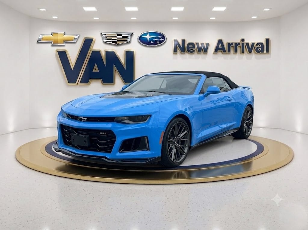 Rapid Blue 2023 Chevrolet Camaro Convertible Rear-Wheel Drive Automatic
