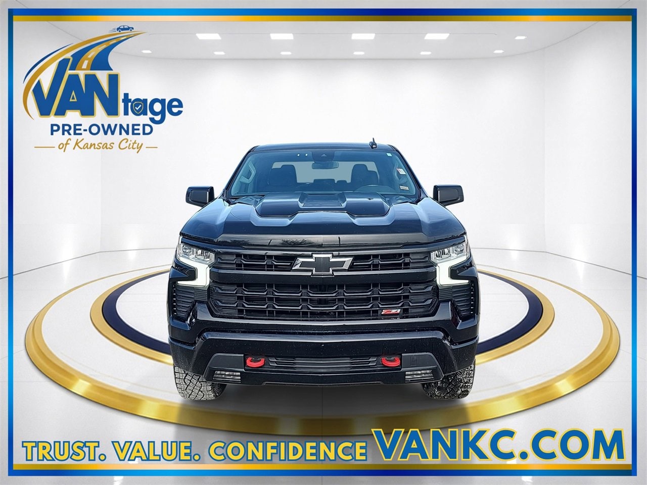 Certified 2023 Chevrolet Silverado 1500 LT Trail Boss with VIN 3GCUDFED7PG268263 for sale in Kansas City
