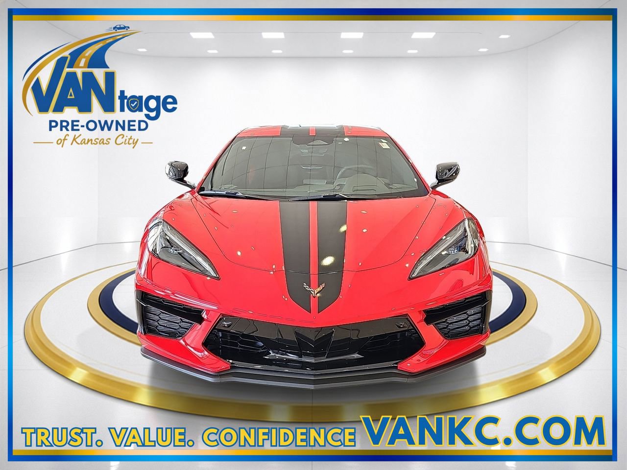 Used 2024 Chevrolet Corvette 2LT with VIN 1G1YB2D42R5120610 for sale in Kansas City