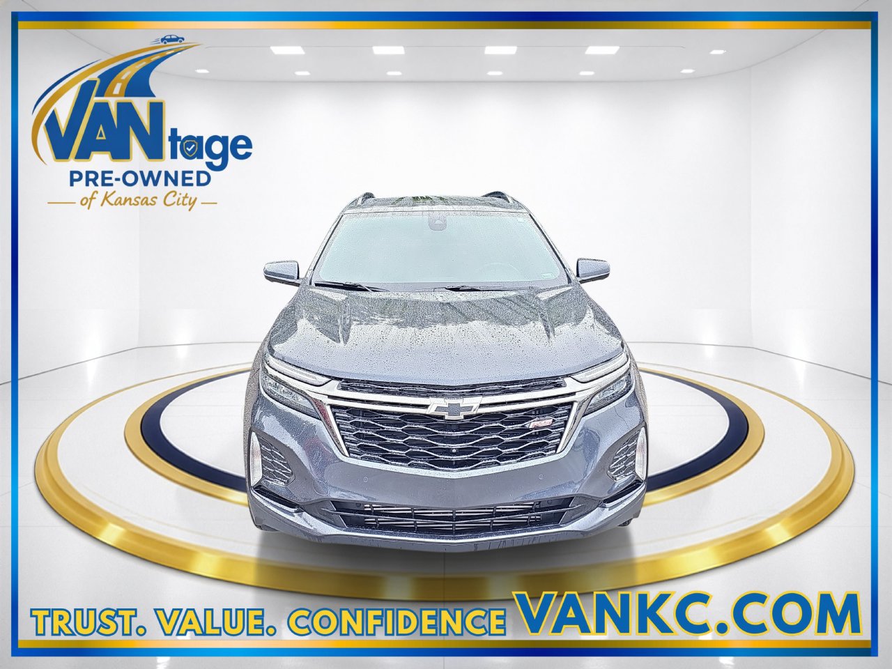 Used 2022 Chevrolet Equinox RS with VIN 3GNAXMEV6NS244867 for sale in Kansas City