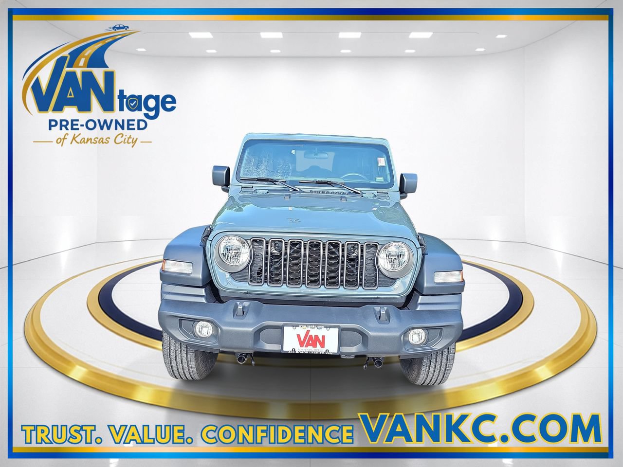 Used 2024 Jeep Wrangler 4-Door Sport with VIN 1C4PJXDG3RW346422 for sale in Kansas City