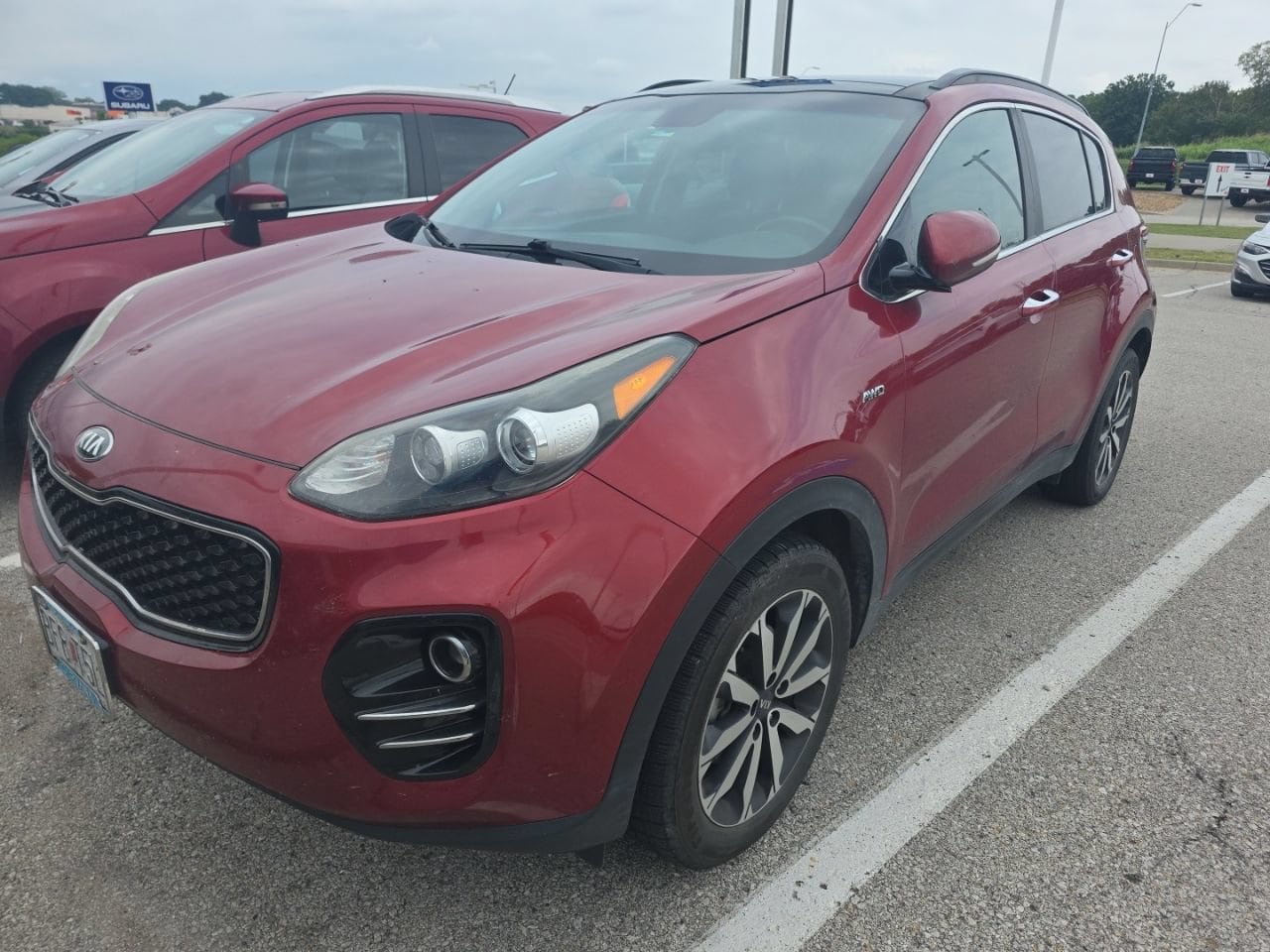 Used 2019 Kia Sportage EX with VIN KNDPNCAC2K7570781 for sale in Kansas City