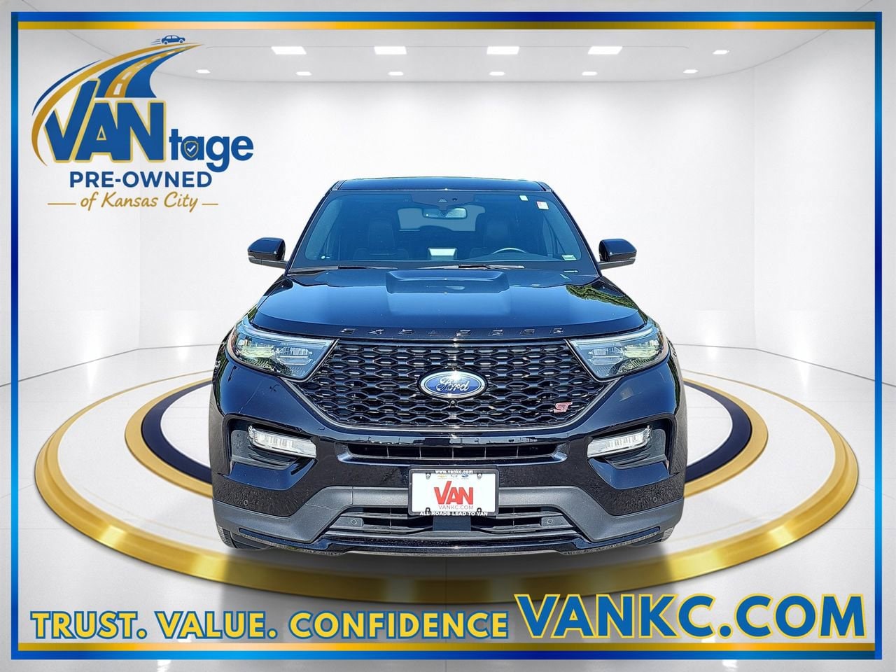 Used 2021 Ford Explorer ST with VIN 1FM5K8GC4MGB59983 for sale in Kansas City
