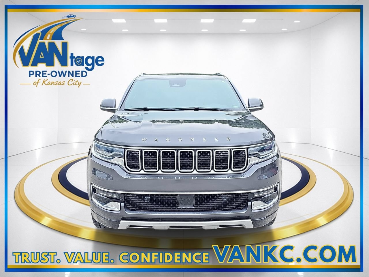 Used 2022 Jeep Wagoneer Series II with VIN 1C4SJUBT6NS147360 for sale in Kansas City