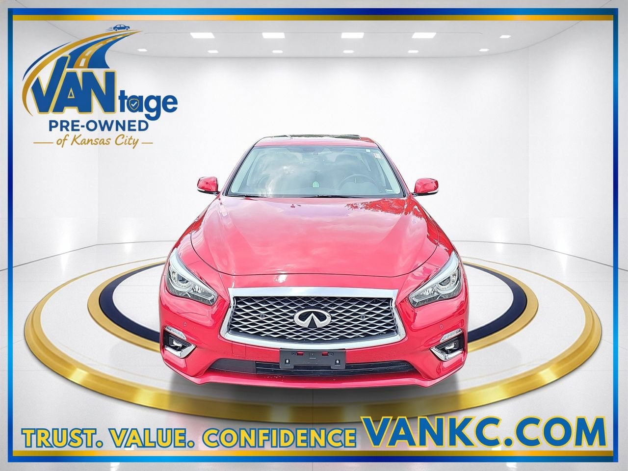 Used 2022 INFINITI Q50 LUXE with VIN JN1EV7BRXNM340156 for sale in Kansas City