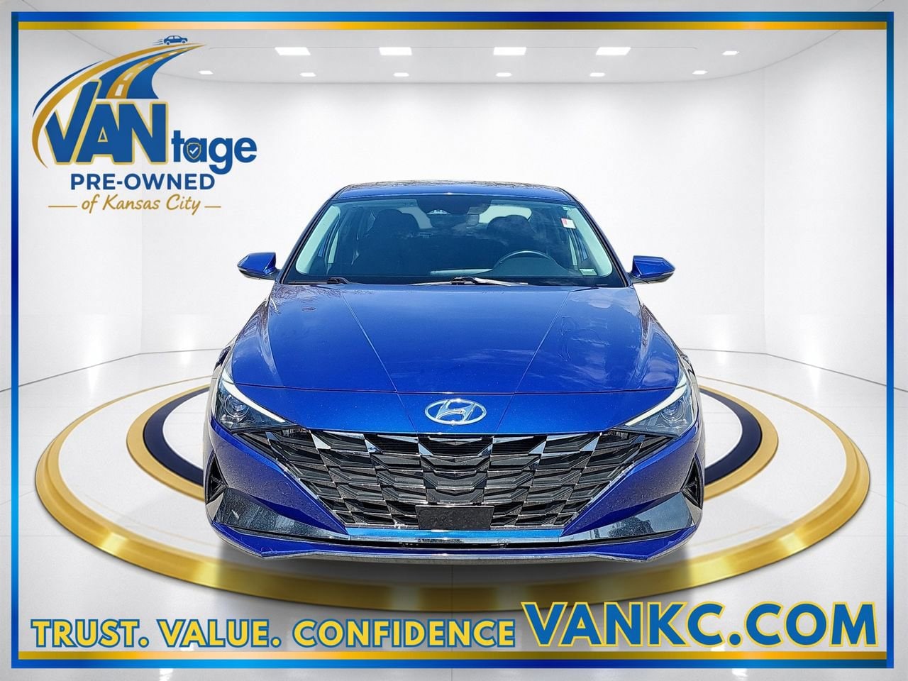 Used 2022 Hyundai Elantra SEL with VIN KMHLN4AG7NU345149 for sale in Kansas City