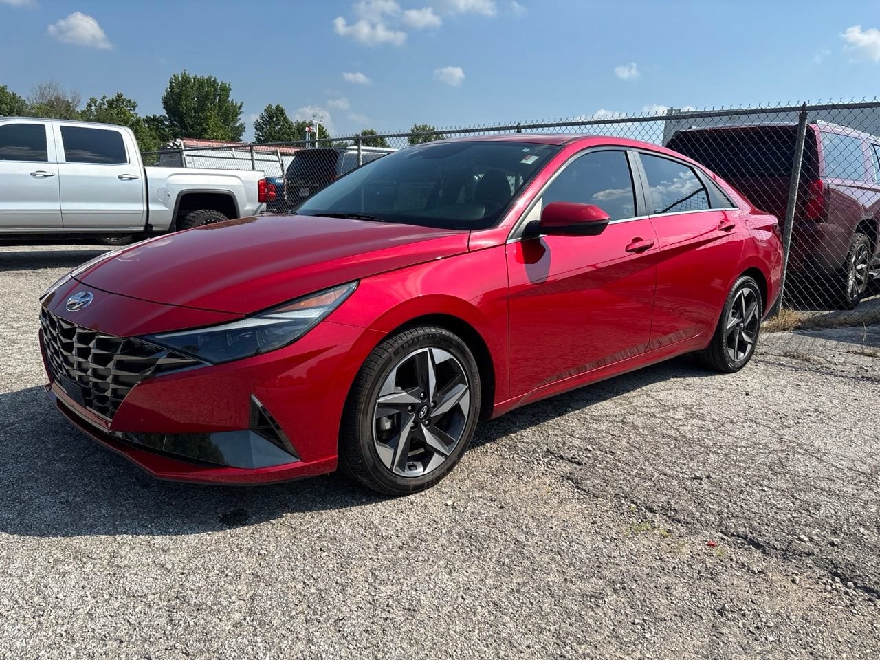 Red 2023 Hyundai Elantra Sedan Front-Wheel Drive Automatic