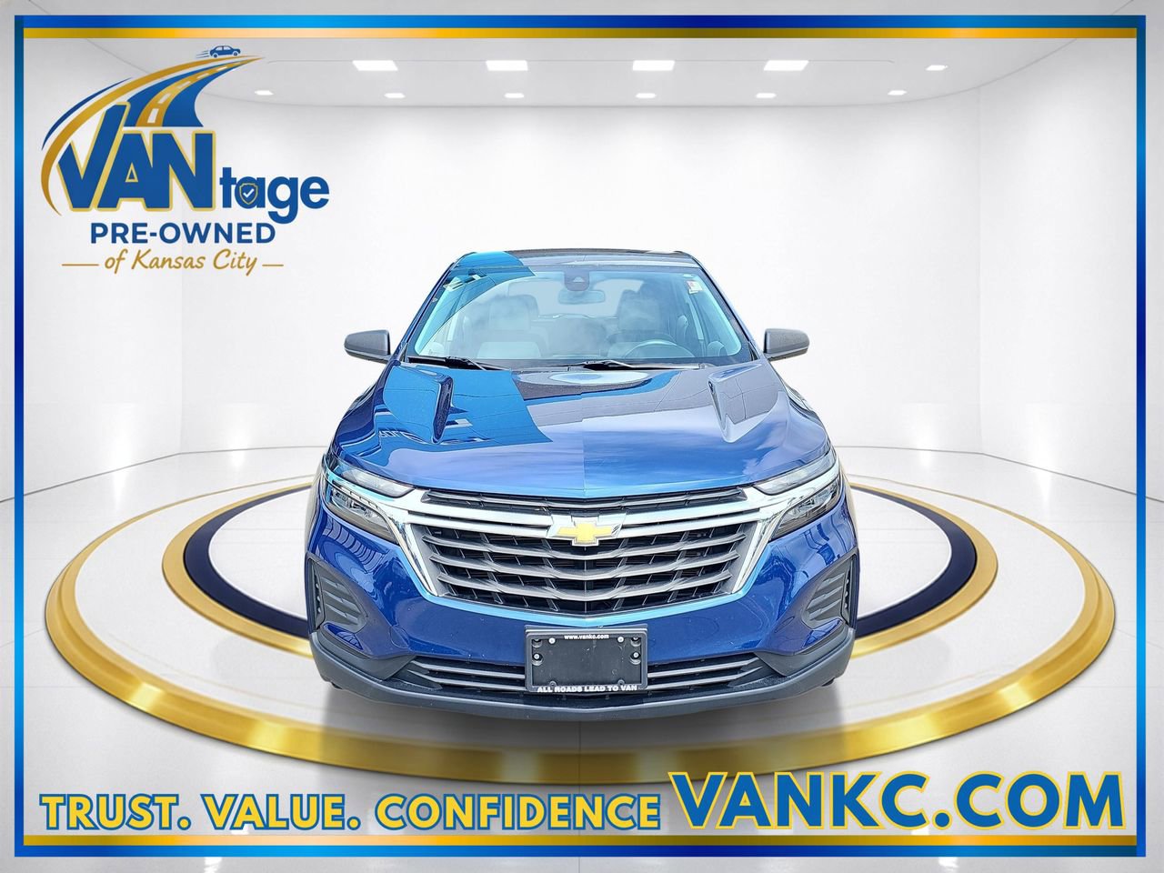 Used 2022 Chevrolet Equinox LS with VIN 3GNAXHEV7NS145840 for sale in Kansas City