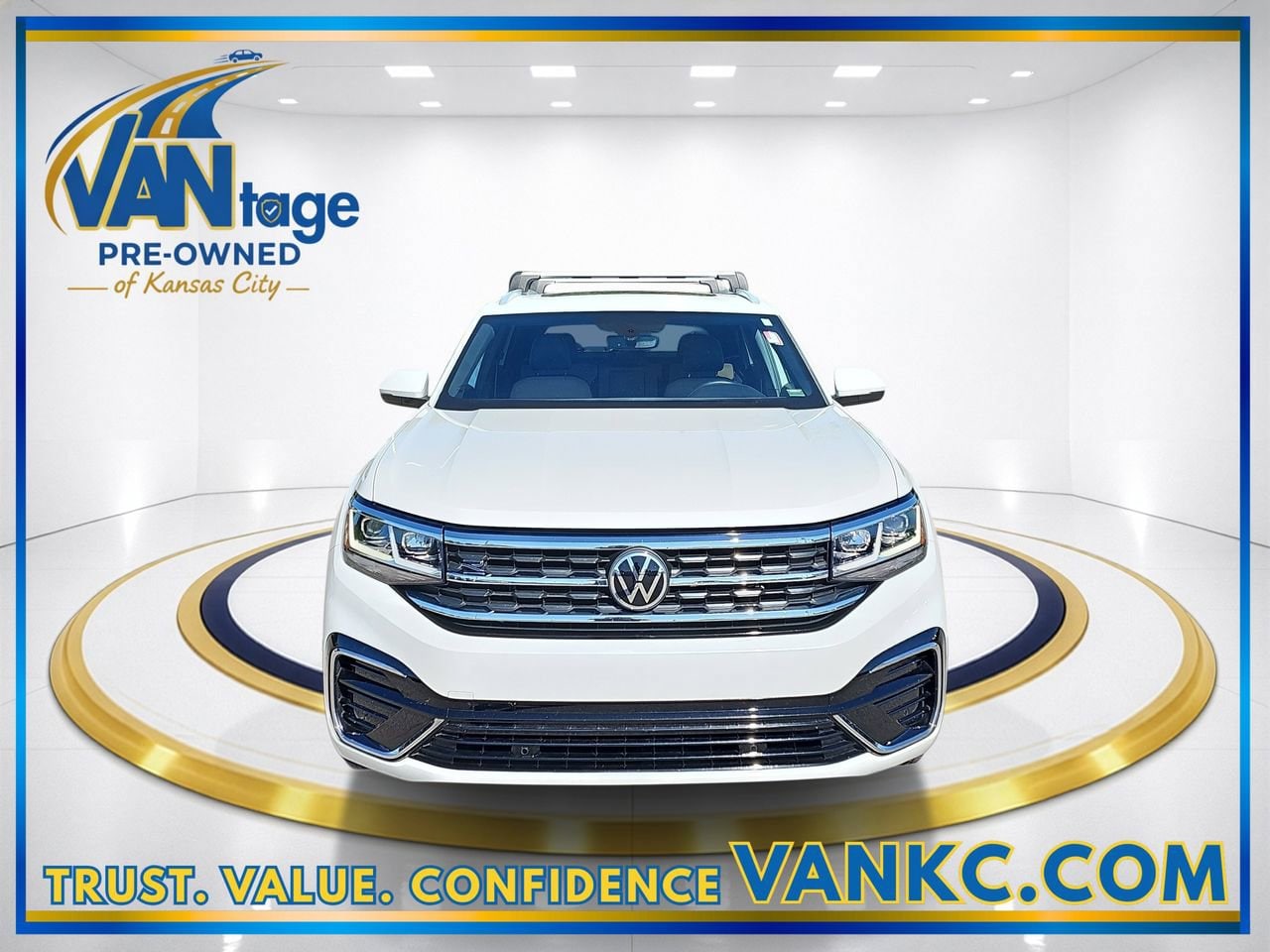 Used 2021 Volkswagen Atlas Cross Sport SE w/Tech R-Line with VIN 1V2RE2CA8MC235970 for sale in Kansas City