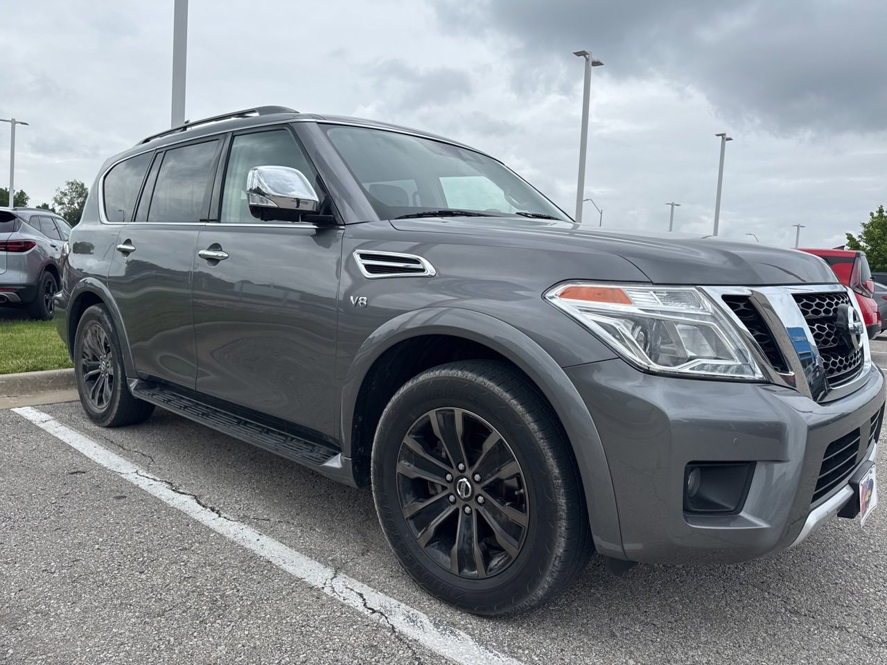Used 2018 Nissan Armada Platinum with VIN JN8AY2NDXJX000105 for sale in Kansas City