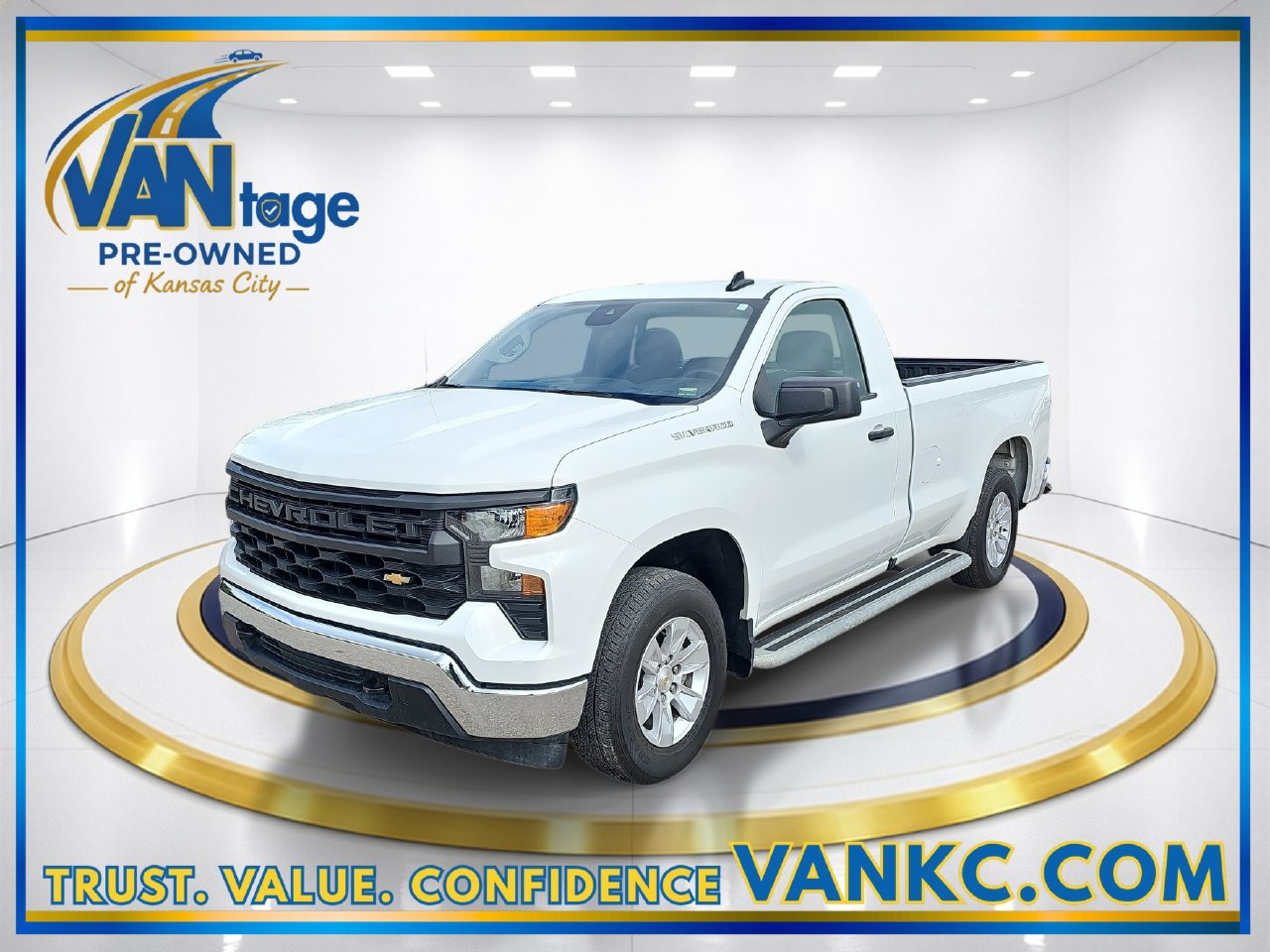 Certified 2024 Chevrolet Silverado 1500 Work Truck with VIN 3GCNAAEDXRG402041 for sale in Kansas City