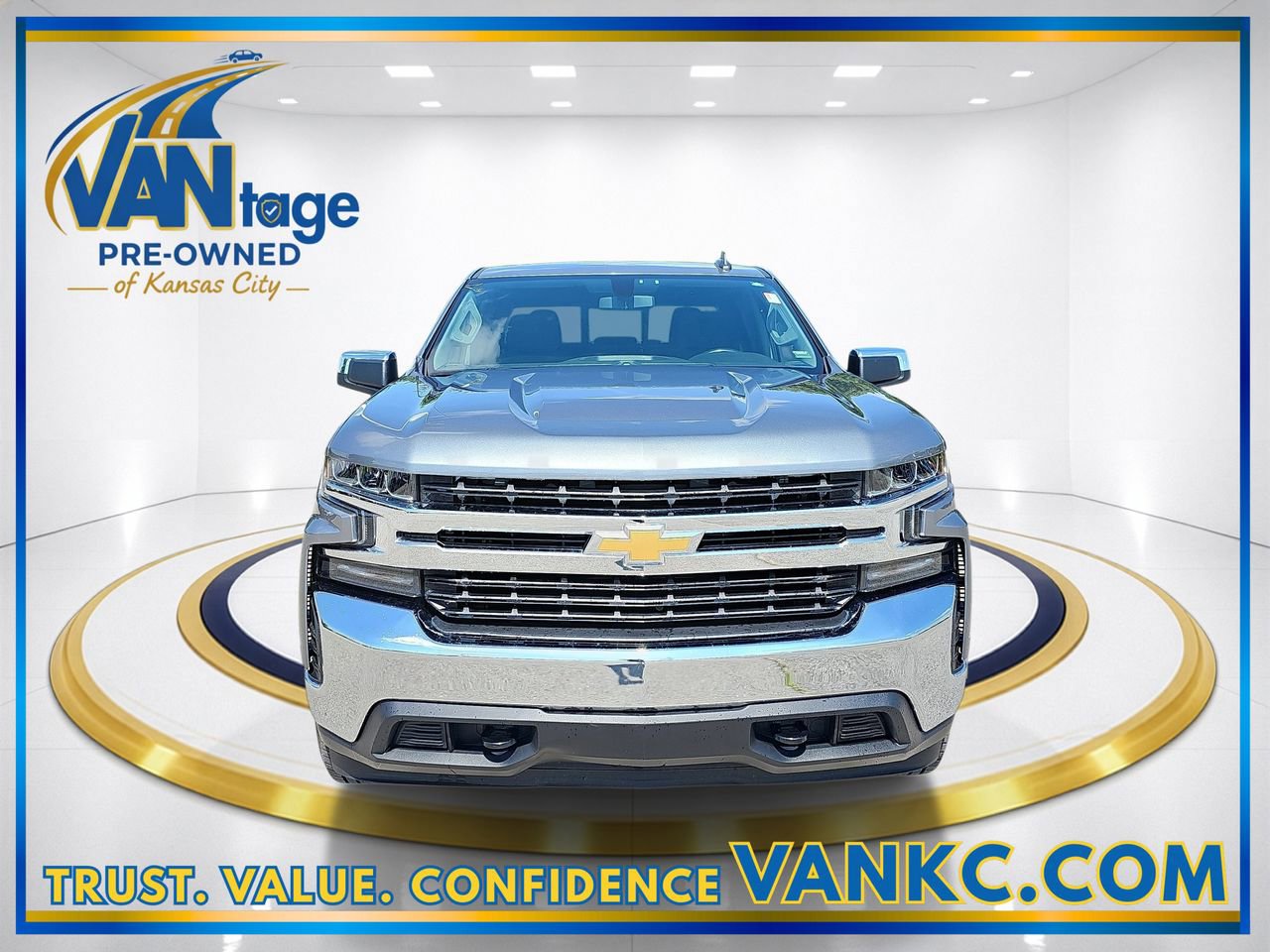 Used 2020 Chevrolet Silverado 1500 LT with VIN 3GCUYDED9LG165574 for sale in Kansas City