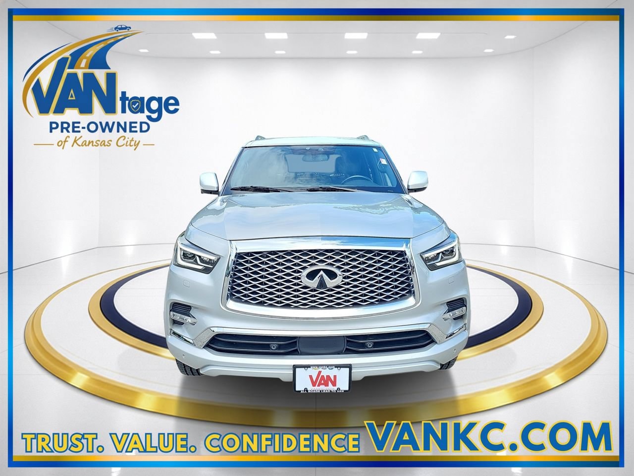 Used 2022 INFINITI QX80 LUXE with VIN JN8AZ2AC9N9485647 for sale in Kansas City