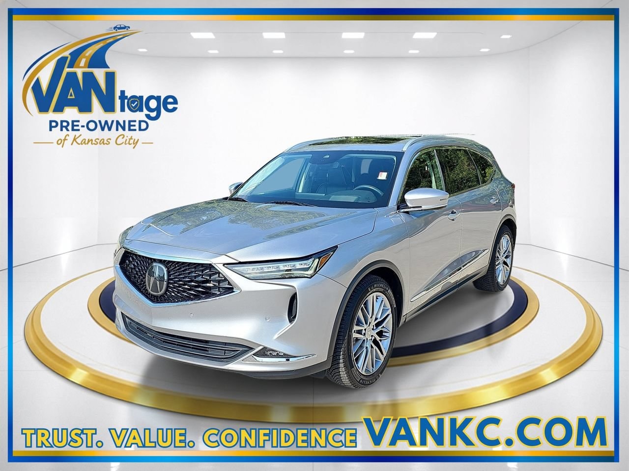 Used 2022 Acura MDX Advance Package with VIN 5J8YE1H82NL017300 for sale in Kansas City