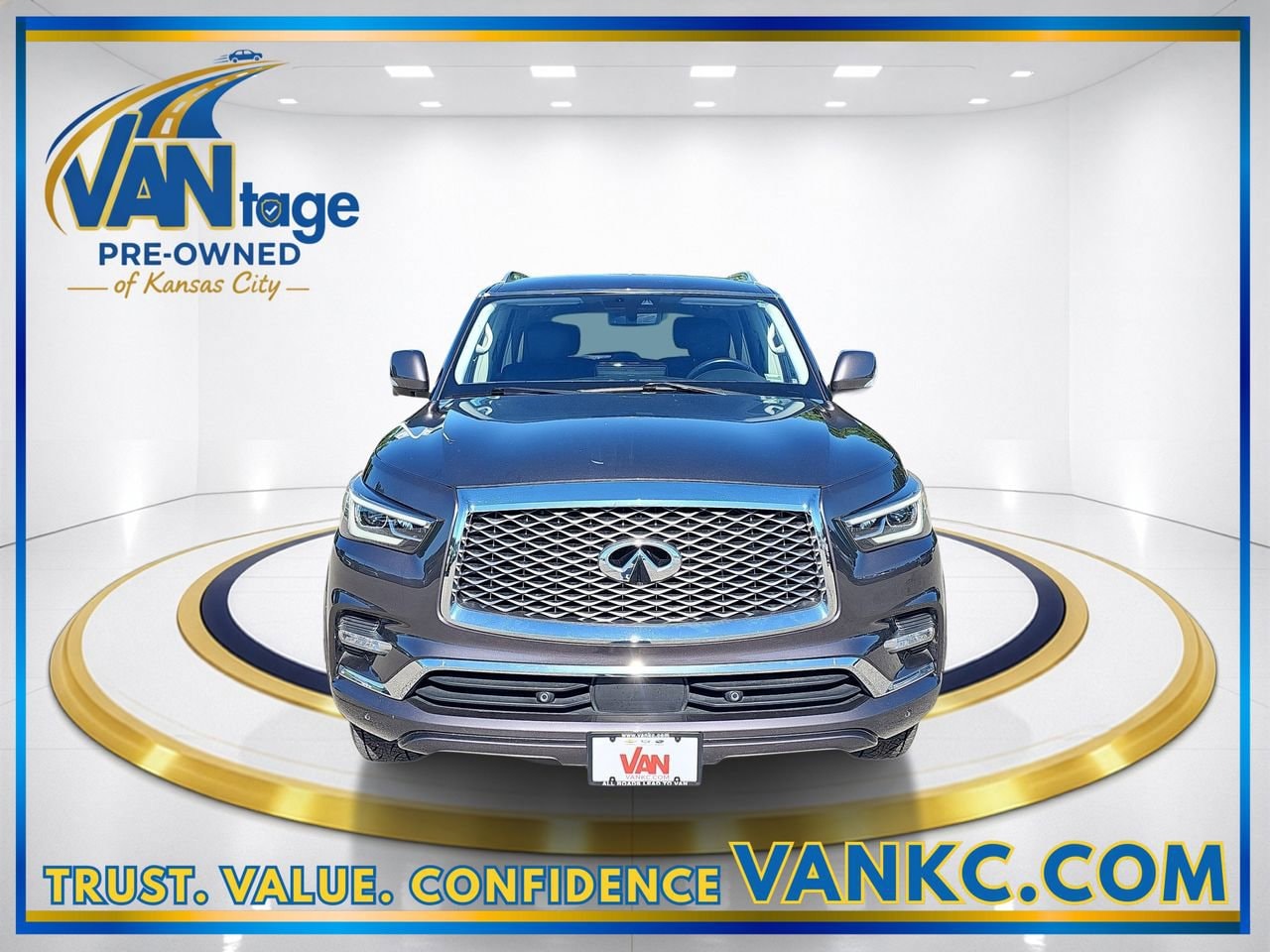 Used 2024 INFINITI QX80 Luxe 4WD with VIN JN8AZ2AE4R9329216 for sale in Kansas City
