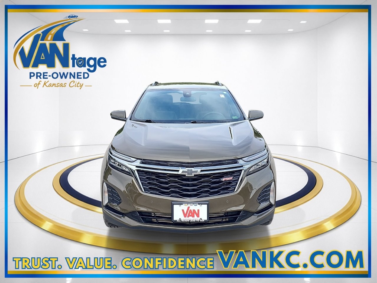 Used 2023 Chevrolet Equinox RS with VIN 3GNAXWEG1PL143634 for sale in Kansas City