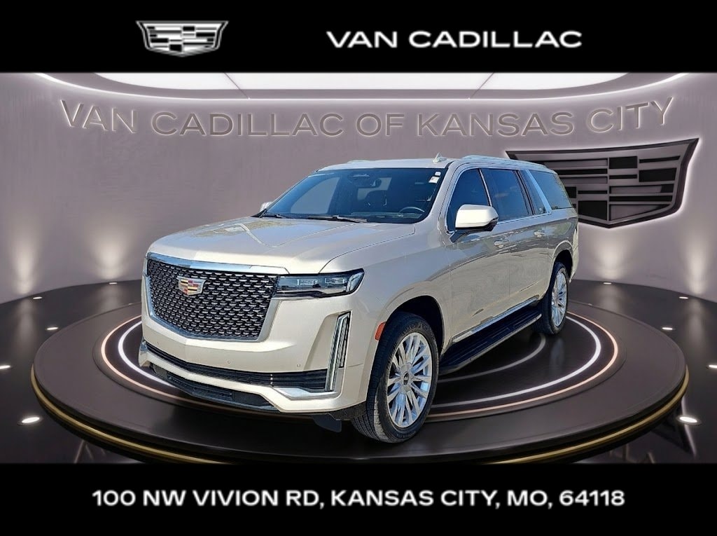 Used 2021 Cadillac Escalade ESV Luxury with VIN 1GYS4JKL1MR355183 for sale in Kansas City