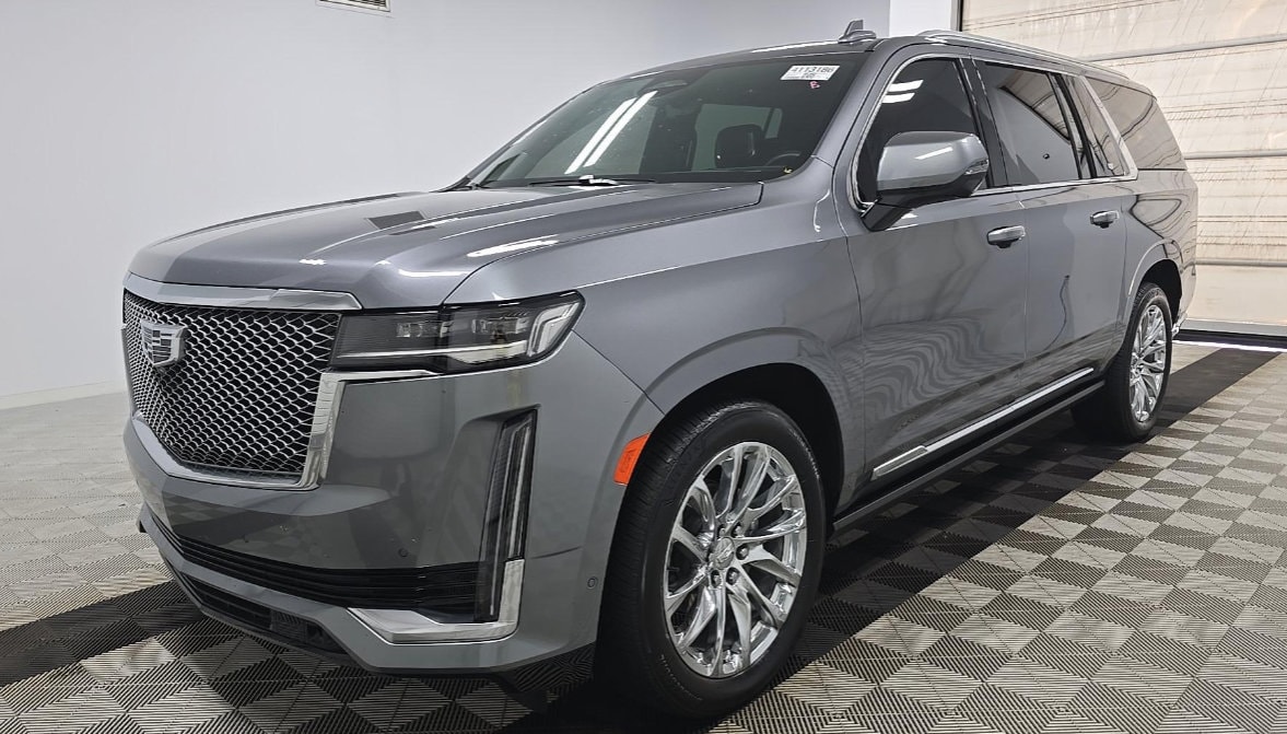 Used 2022 Cadillac Escalade ESV Premium Luxury Platinum with VIN 1GYS4MKL2NR153116 for sale in Kansas City