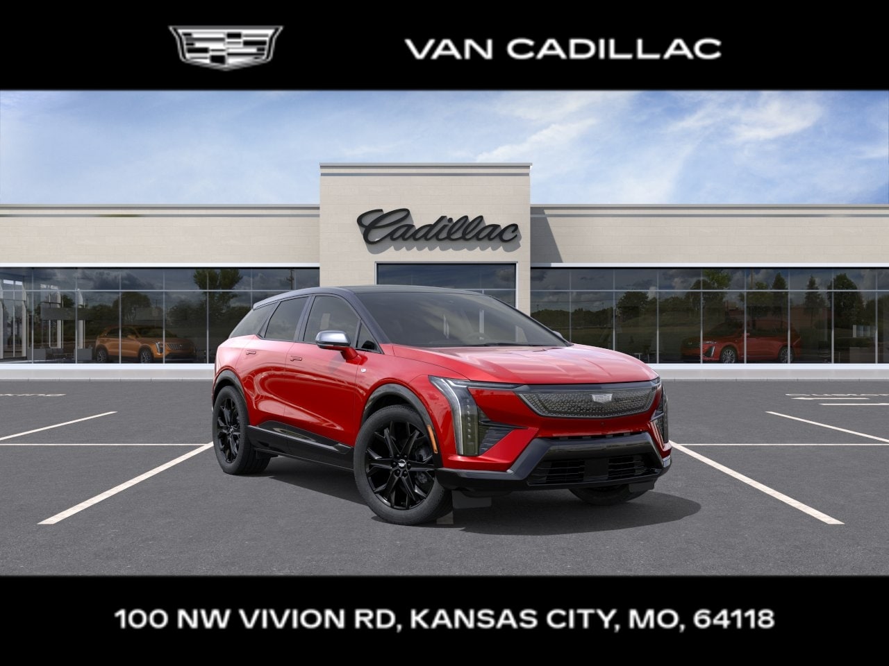 Radiant Red Tintcoat 2027 Cadillac OPTIQ SUV / Crossover All-Wheel Drive Automatic