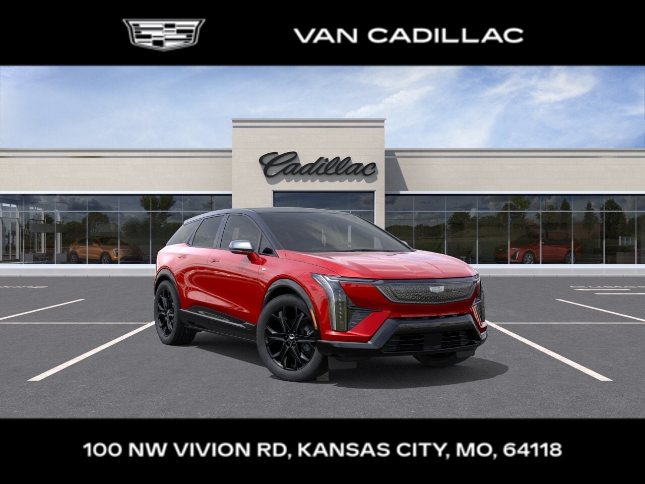Radiant Red Tintcoat 2027 Cadillac OPTIQ SUV / Crossover All-Wheel Drive Automatic