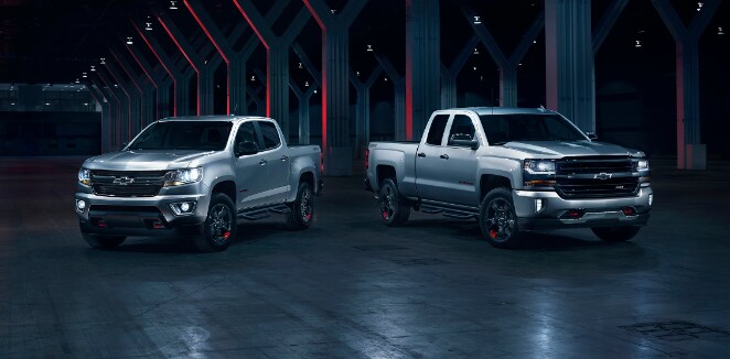 2017 Chevrolet Silverado and Colorado Redline editions