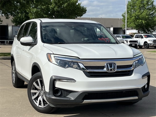 Used 2021 Honda Pilot EX-L with VIN 5FNYF5H52MB036665 for sale in Arlington, TX