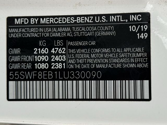 Used 2020 Polar White Mercedes-Benz C 300 image 27