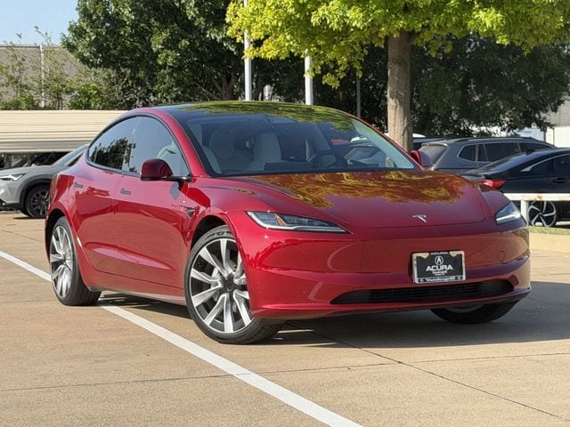 Used 2025 Tesla Model 3 Long Range with VIN 5YJ3E1EAXSF035042 for sale in Arlington, TX