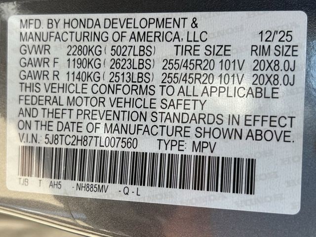 New 2026 Liquid Carbon Metallic Acura A-Spec Advance Package image 37