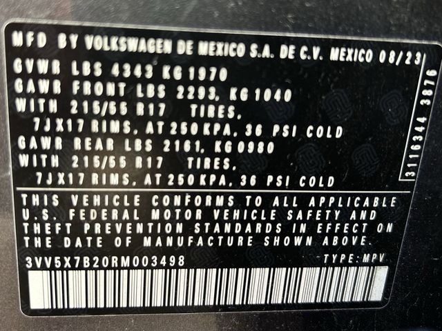 Used 2024 Platinum Gray Metallic Volkswagen 1.5T S image 30