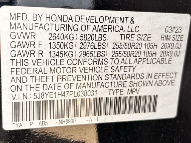 Certified Used 2023 Majestic Black Pearl Acura Technology image 31