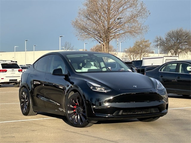 Used 2021 Tesla Model Y Performance with VIN 5YJYGDEFXMF243521 for sale in Arlington, TX