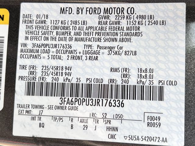 Used 2018 Magnetic Metallic Ford SE Luxury image 33