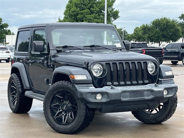 Used 2021 Jeep Wrangler Sport S with VIN 1C4GJXAN7MW655743 for sale in Arlington, TX
