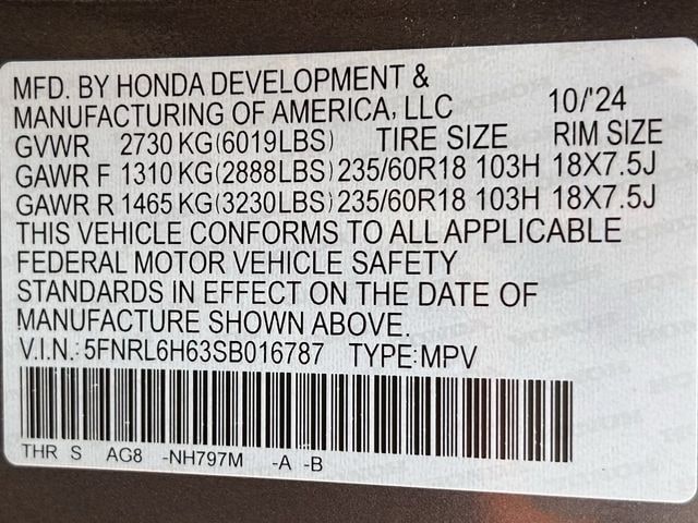 Used 2025 Modern Steel Metallic Honda EX-L image 38