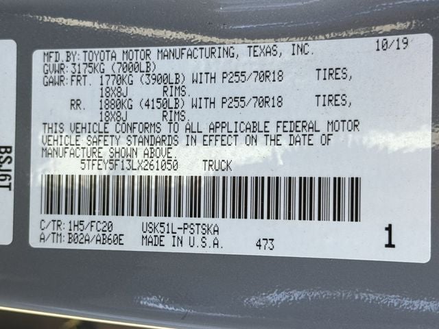 Used 2020 Cement Toyota SR5 image 29