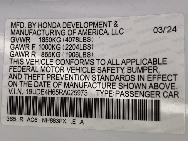 Certified Used 2024 Platinum White Pearl Acura A-Spec Tech Package image 35