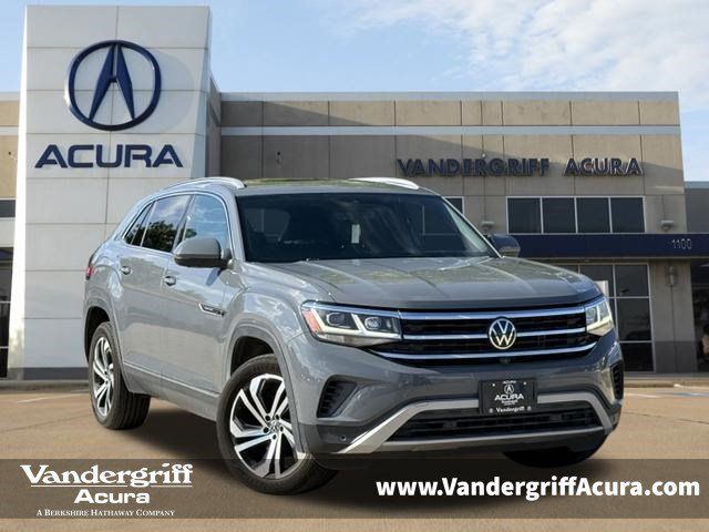 Pure Gray 2020 Volkswagen Atlas Cross Sport SUV / Crossover All-Wheel Drive 8-Speed Automatic