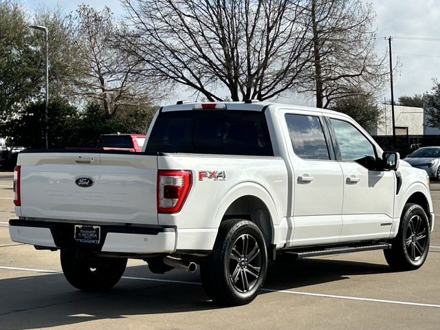Used 2022 Star White Metallic Tri-Coat Ford Lariat image 4