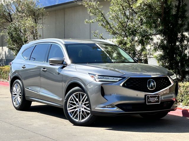 Certified Used 2023 Liquid Carbon Metallic Acura Advance image 2