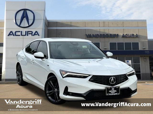 Platinum White Pearl 2023 Acura Integra Sedan Front-Wheel Drive Continuously Variable Transmission