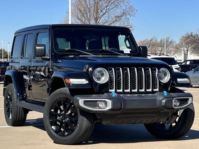 Used 2023 Black Clearcoat Jeep Sahara 4xe image 2