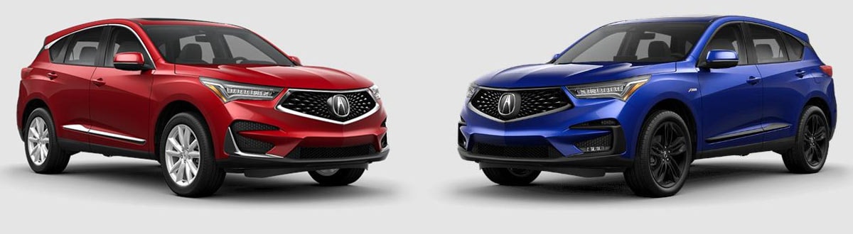 2020 Acura RDX Standard vs 2020 Acura RDX A-Spec