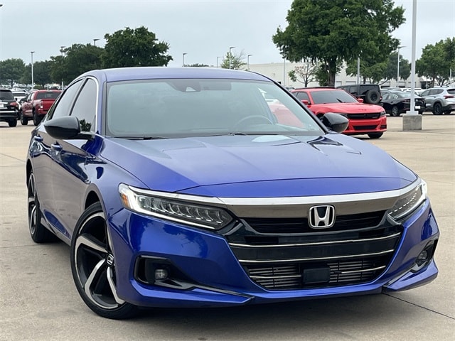 Used 2022 Honda Accord Sport with VIN 1HGCV1F37NA079997 for sale in Arlington, TX