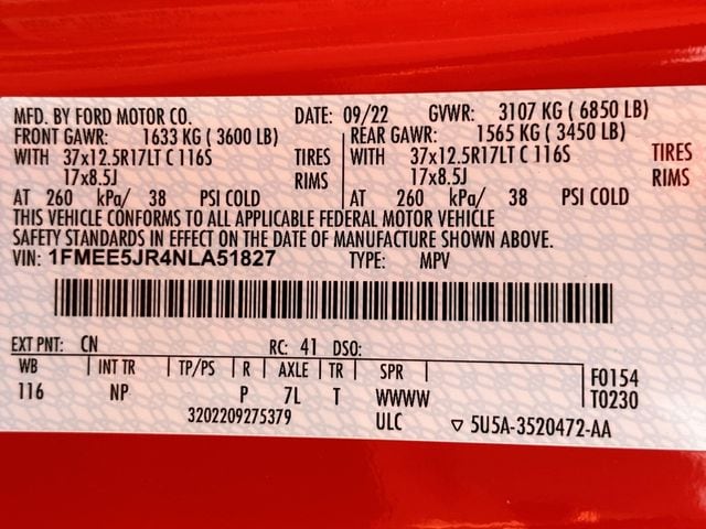 Used 2022 Orange Ford Raptor image 36