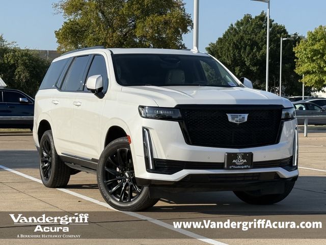 Crystal White Tricoat 2024 Cadillac Escalade SUV / Crossover Four-Wheel Drive Automatic